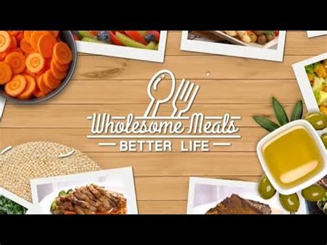 wholesome meals better life|Wholesome Meals, Better Life: Delicious and Colorful  .